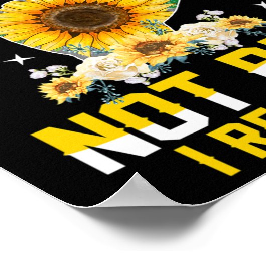 Gewoon dove niet-ruw gehooren in slecht functioner poster (Hoek)