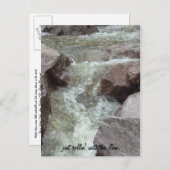 gewoon draaien met de stroom aankondigingskaart (Voorkant / Achterkant)