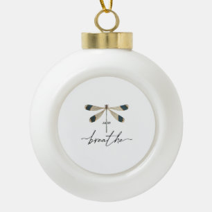 Gewoon Dragonfly Adem Insect Yoga Meditatie Schatt Keramische Bal Ornament