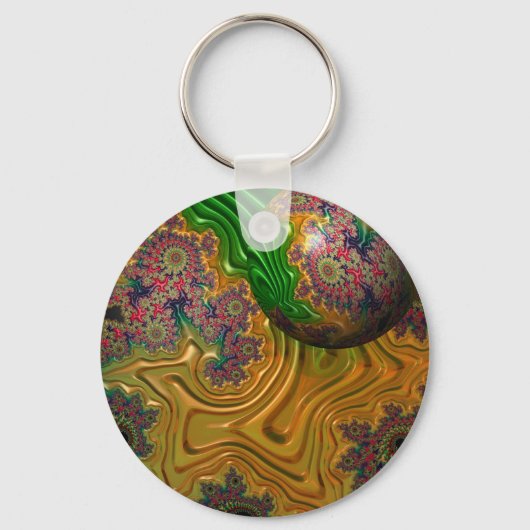 Gewoon drijven met een ronde sleutel sleutelhanger (Voorkant)