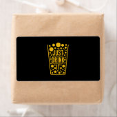 Gewoon Drink Beer Etiket (Insitu)