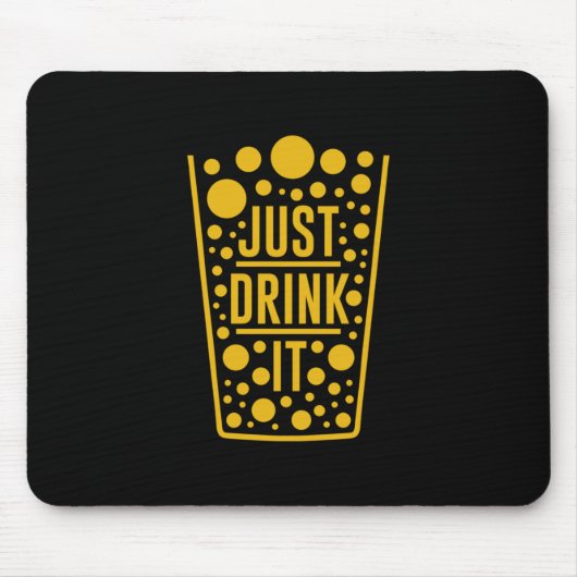 Gewoon Drink Beer Muismat (Voorkant)