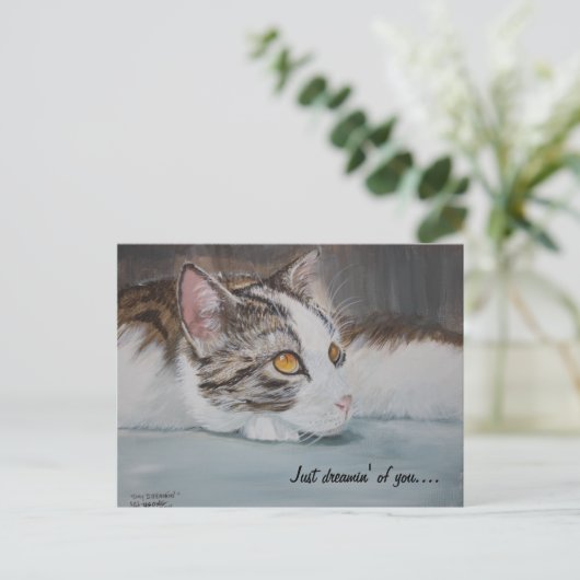 Gewoon dromen van jou briefkaart (Staand voorkant)