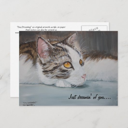 Gewoon dromen van jou briefkaart (Voorkant / Achterkant)