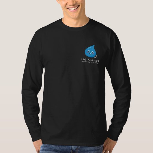Gewoon Droppy met lange mouwen T T-shirt (Voorkant)