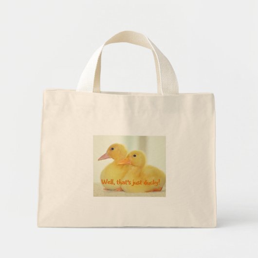 Gewoon Ducky Mini Tote Bag (Voorkant)
