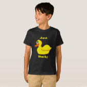 Gewoon Ducky Yellow Duck Boys T-shirt (Voorkant volledig)