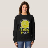 Gewoon echt dol op citroenen OK limonade Trui (Voorkant volledig)