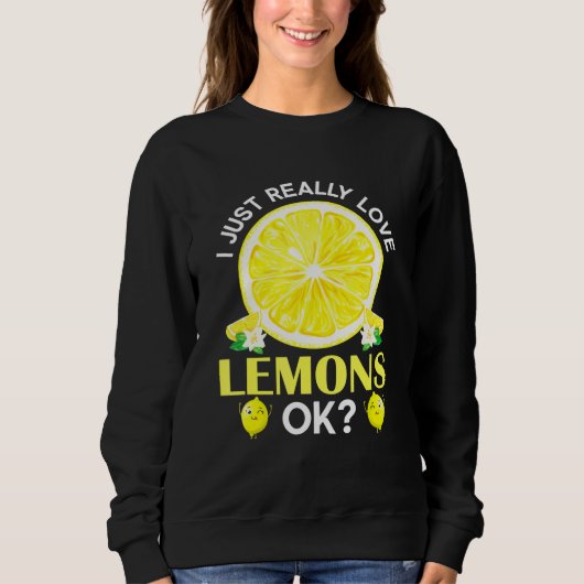 Gewoon echt dol op citroenen OK limonade Trui (Voorkant)