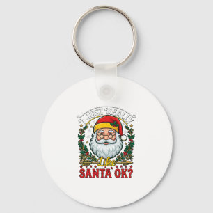Gewoon echt leuk Kerst Ok Kerstmis Claus Hulst Kra Sleutelhanger