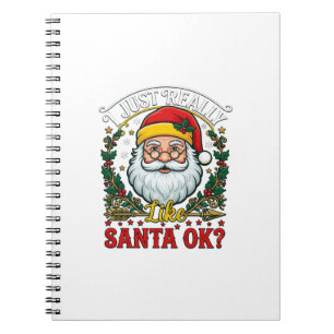 Gewoon Echt Leuk Kerstman Ok Kerstmis Claus Hulst Notitieboek