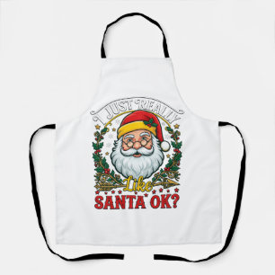 Gewoon Echt Leuk Kerstman Ok Kerstmis Claus Hulst Schort
