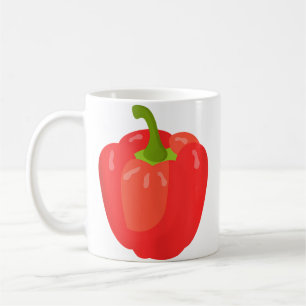 Gewoon Echt Liefhebber Van Paprika Rode Paprika Koffiemok