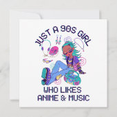 Gewoon een 90s meisje die van muziek houdt (Achterkant)