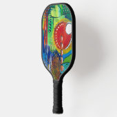 Gewoon een Abstract Pickleball Paddle (Links)