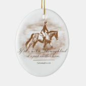 Gewoon een ander paard keramisch ornament (Rechts)