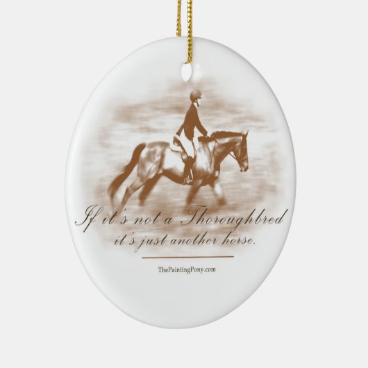 Gewoon een ander paard keramisch ornament (Rechts)