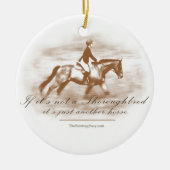 Gewoon een ander paard keramisch ornament (Voorkant)