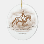 Gewoon een ander paard keramisch ornament (Links)