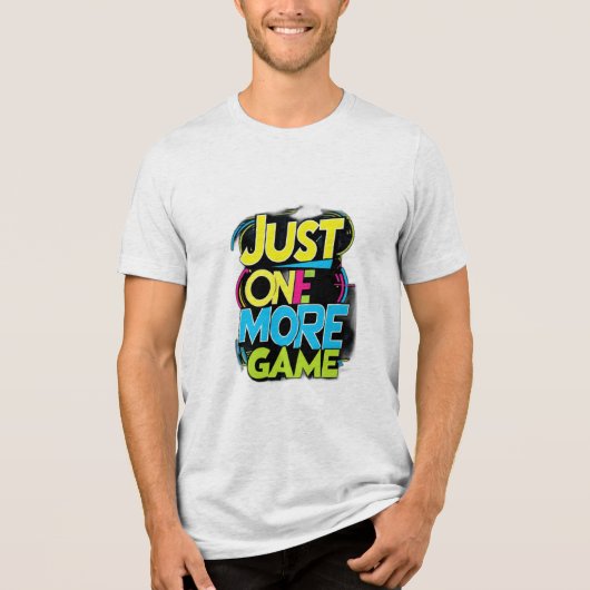 Gewoon één ander spelletje Tri-Blend shirt (Voorkant)