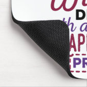 Gewoon een ander wijndrankje-scrapboogprobleem muismat (Hoek)