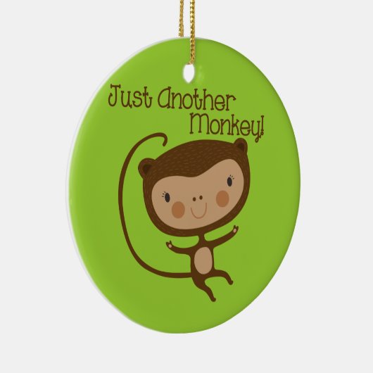 Gewoon een andere aap keramisch ornament (Rechts)