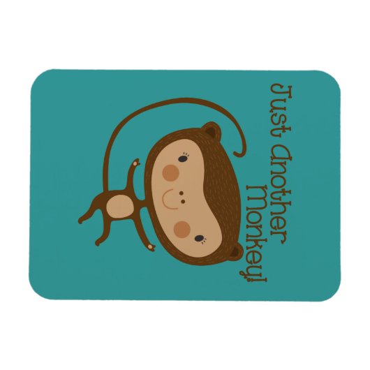 Gewoon een andere aap magneet (Horizontaal)