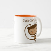 Gewoon een andere aap tweekleurige koffiemok (Voorkant rechts)