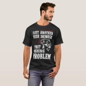 Gewoon een andere bierdrinker, met een visprobleem t-shirt (Voorkant volledig)