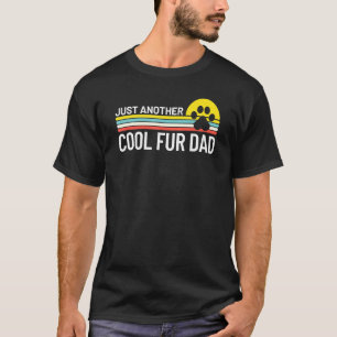 Gewoon Een Andere Coole Pels Papa Vintage Hond En T-shirt