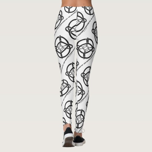 Gewoon een andere hypercubed Dag 4-D Polytope Humo Leggings (Achterkant)