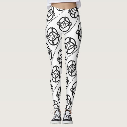 Gewoon een andere hypercubed Dag 4-D Polytope Humo Leggings (Voorkant)