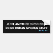 Gewoon een andere soort bumpersticker (Voorkant)
