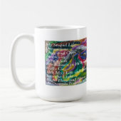 Gewoon een baby met een witte achtergrond koffiemok (Links)