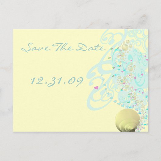 Gewoon een Bachy Wedding Aankondigingskaart (Voorkant)