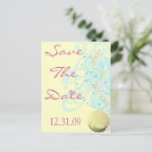 Gewoon een Bachy Wedding Aankondigingskaart (Staand voorkant)