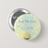 Gewoon een Bachy Wedding Ronde Button 5,7 Cm (Voorkant /achterkant)