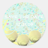 Gewoon een Bachy Wedding Ronde Sticker (Voorkant)