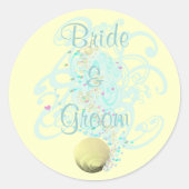 Gewoon een Bachy Wedding Ronde Sticker (Voorkant)