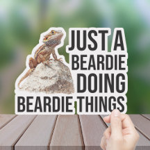 Gewoon een Beardie Doen Beardie Dingen Grappig Quo