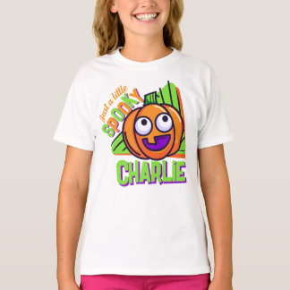 Gewoon een beetje griezelige pompoen - witte custo t-shirt
