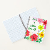 Gewoon een beetje groei - Bloemen Notitieboek (Binnen)