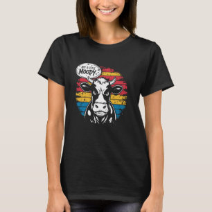 Gewoon Een Beetje Humeur - Grappige Koe Punt Boerd T-shirt