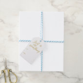 Gewoon een beetje | Kalligrafie Gift Label Cadeaulabel (Met Touw)