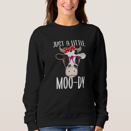 Gewoon Een Beetje Moo Dy Koeboer Trui (Voorkant)