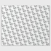 Gewoon een beetje onoplosbaar oud Engels Sheepdog Cadeaupapier (Vlak)