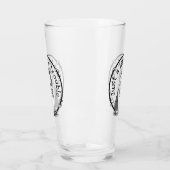 Gewoon een beetje onoplosbaar oud Engels Sheepdog Glas (Links)