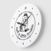 Gewoon een beetje onoplosbaar oud Engels Sheepdog  Grote Klok (Hoek)