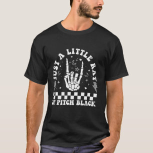 Gewoon een beetje Ray of Pitch Black Gothic Hallow T-shirt