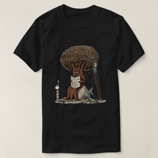 Gewoon een beetje trimmen t-shirt (Design voorkant)